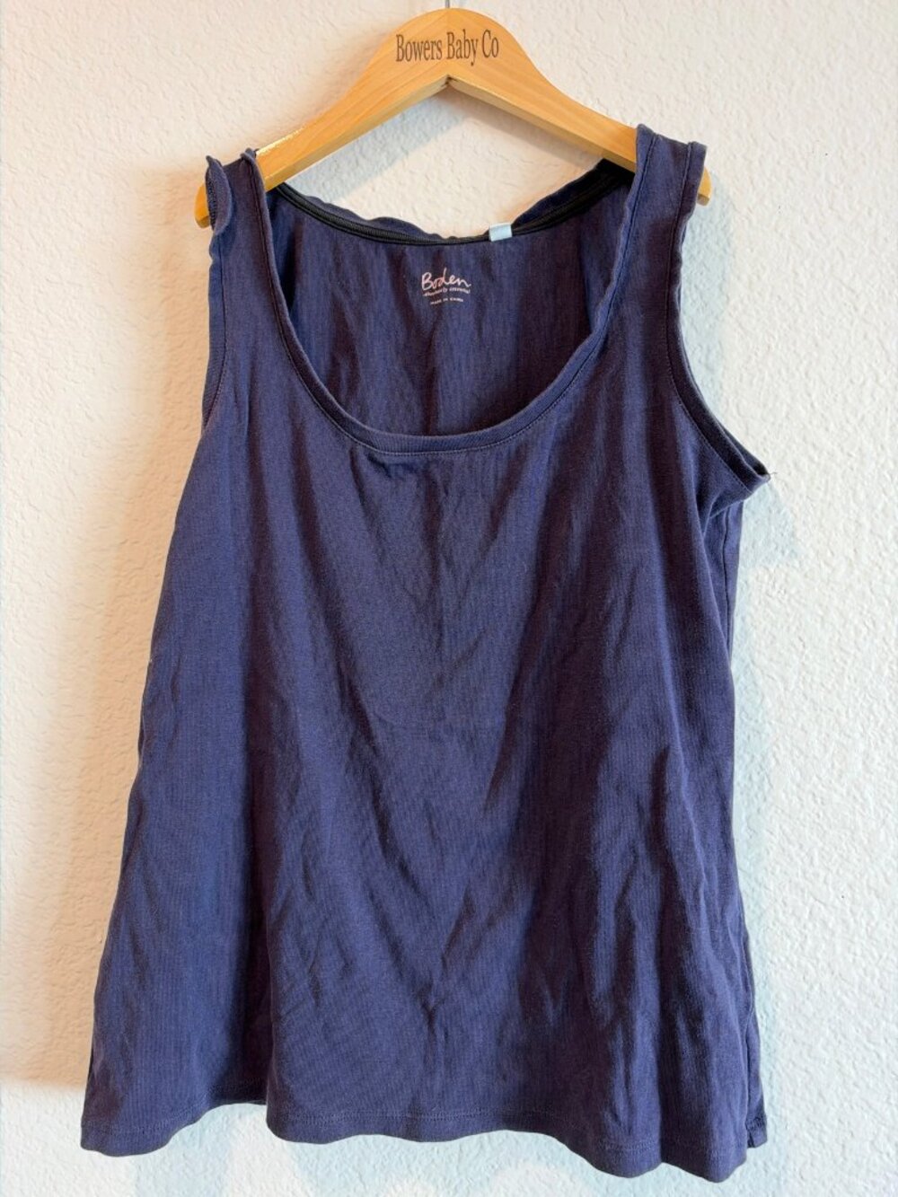 Boden Women's Navy Tank Top M